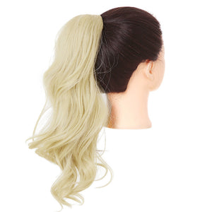 Zayfeel™ - Lång Lockig Ombre Ponytail med Claw Clip