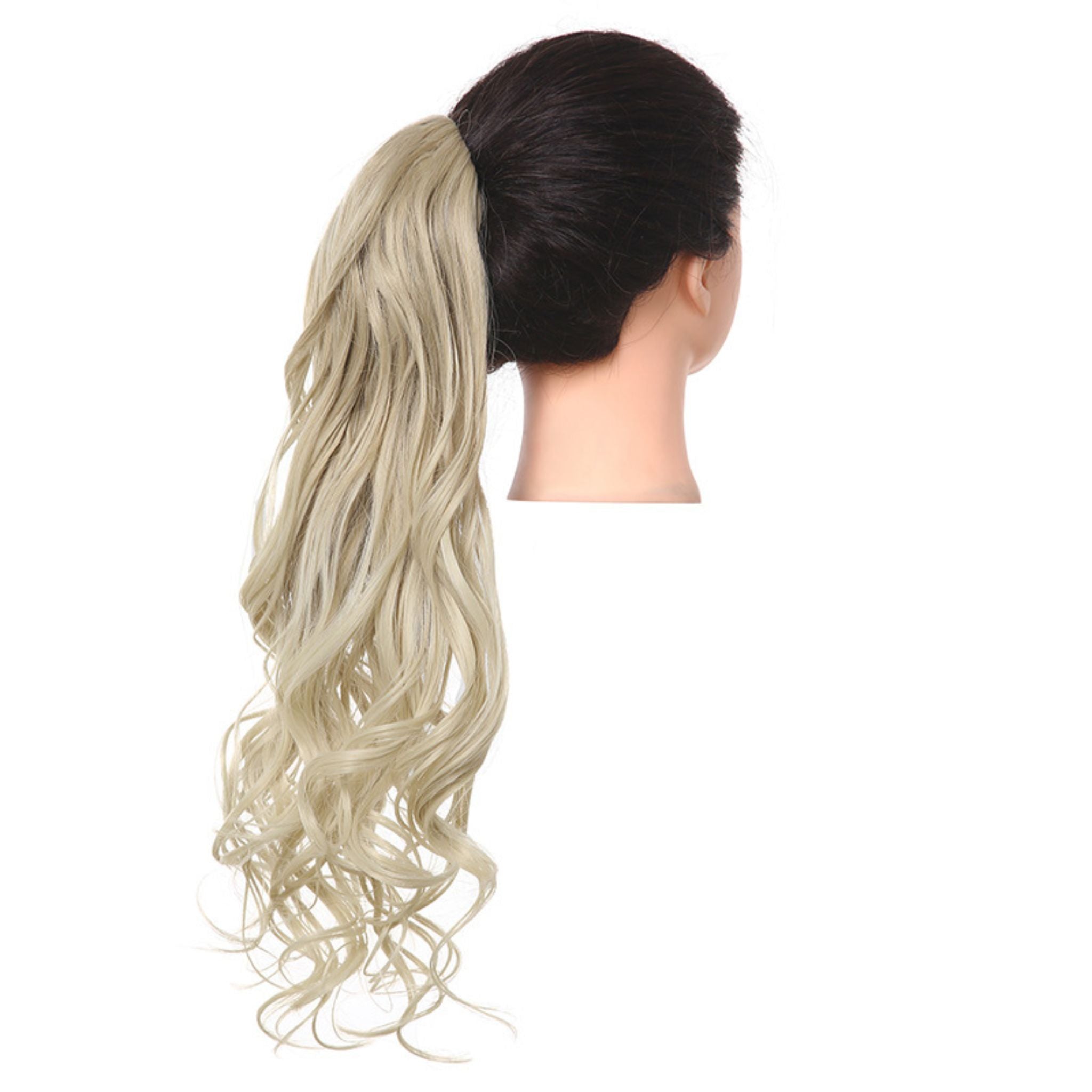 Zayfeel™ - Lång Lockig Ombre Ponytail med Claw Clip