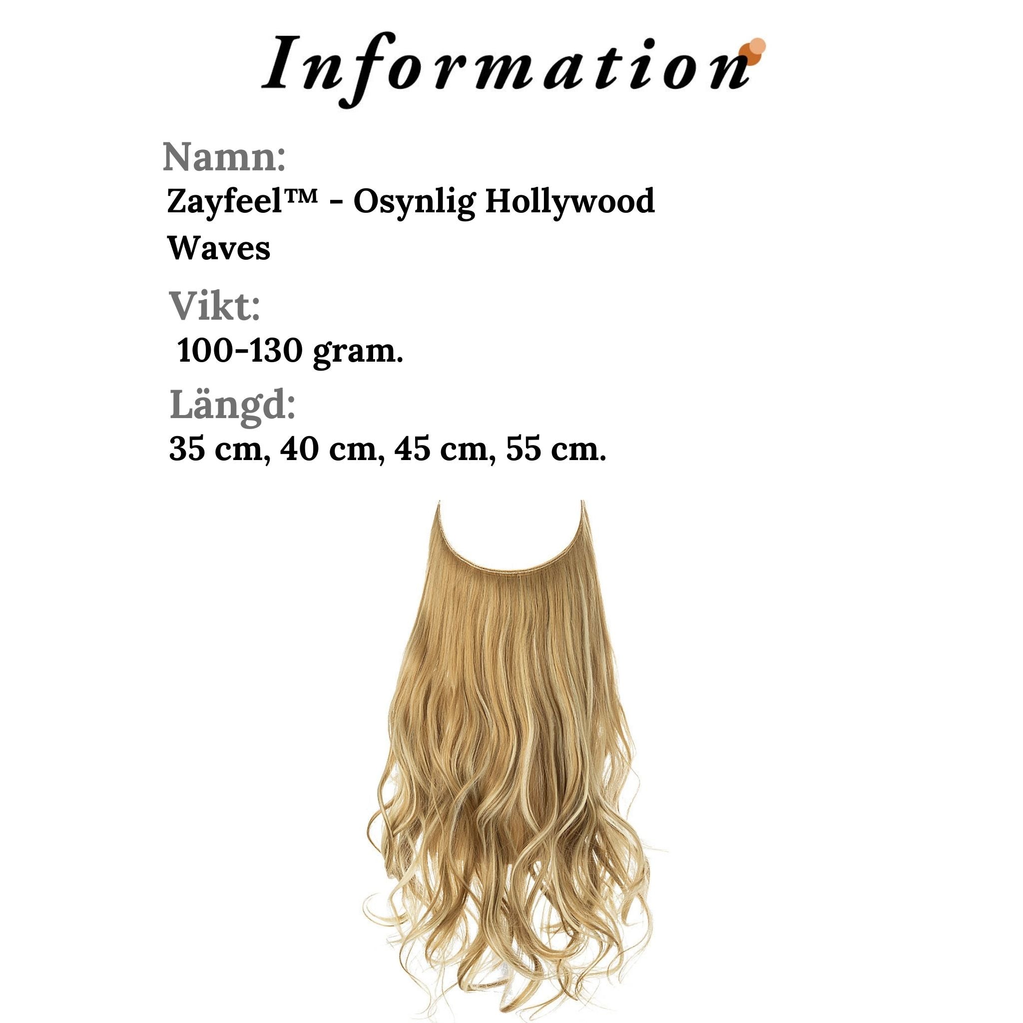 Zayfeel™ - Osynlig Hollywood Waves Kort